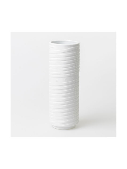 Raeder Decorative Vase White 10x10x29.5cm