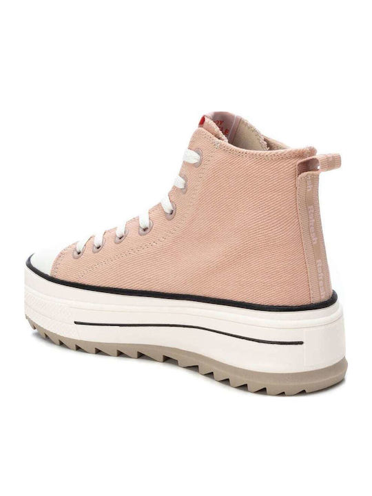 Γυναικεία Flatforms Μποτάκια Nude