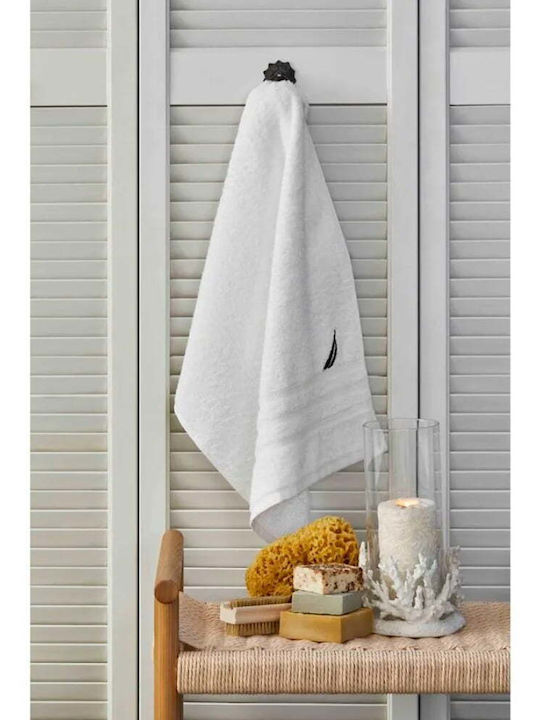 Nautica Кърпа за лице 50x100см. White Тегло 525гр/кв.м