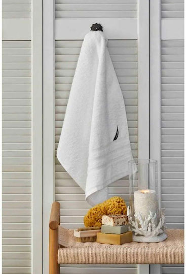 Nautica Кърпа за лице 50x100см. White Тегло 525гр/кв.м