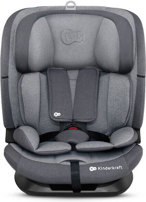 Kinderkraft ONETO3 Autositz i-Size mit Isofix Cool Grey 9-36 kg