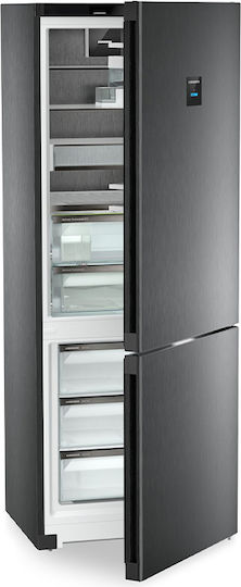 Liebherr Kühl-Gefrierkombination 473Es NoFrost H201.5xB74.7xT67.5cm. Schwarz Peak BioFresh