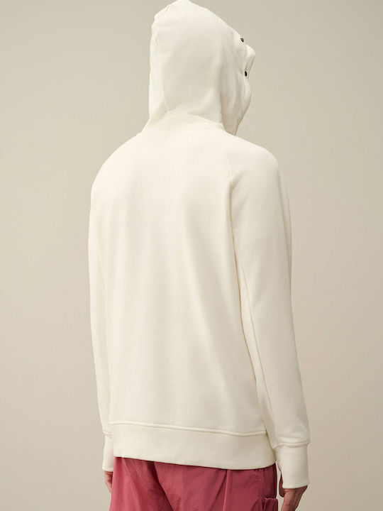 C.P Company Men's Sweatshirt with Hood White