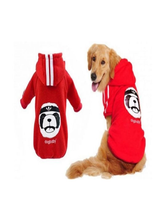 Doggie Sweatshirt Dog in Red color 20cm.