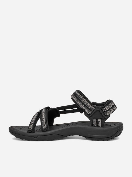 Terra Fi Lite Women's Flat Sandals Sporty in Black Color