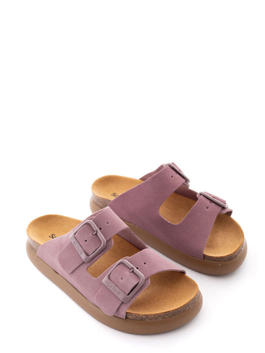 Noelle Women's Flat Sandals in Pink Color
