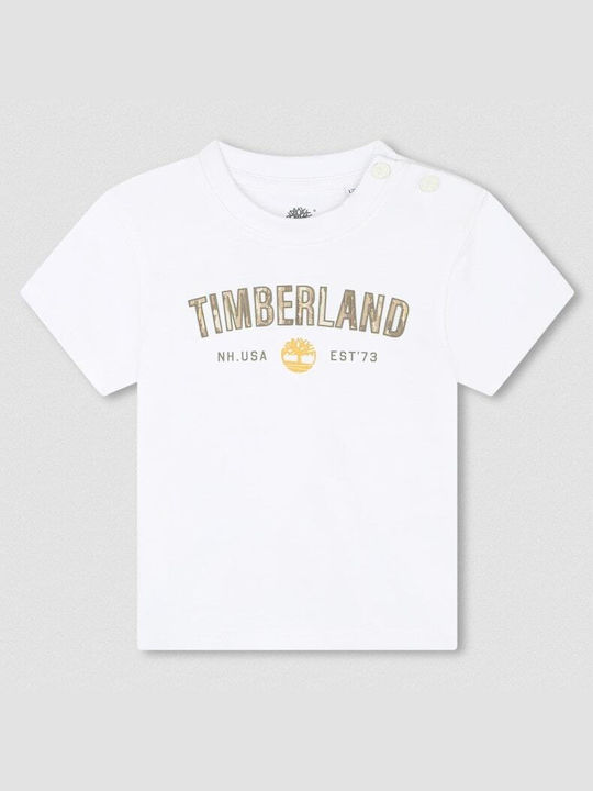 Timberland Kinder Set mit Shorts Sommer 2Stück Weiß