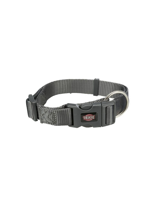 Trixie Premium Dog Collar in Gray color Large