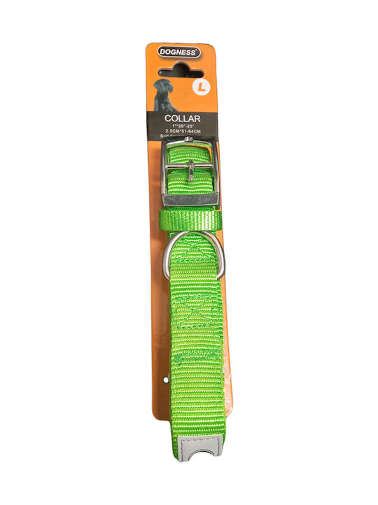 Dogness Dog Collar in Green color Large