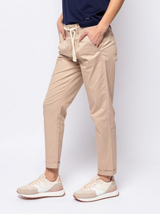 Dama Tesatura Pantaloni Bej