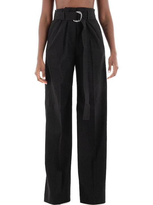 Tasena Dama In Pantaloni cu Croială Relaxată Negru