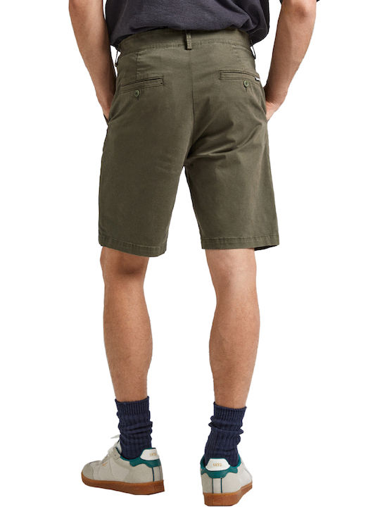 Pepe Jeans Short Bermudă de Bărbați Chino Verde militar