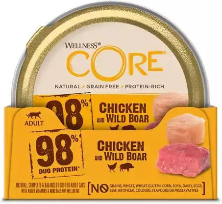 Wellness Hrana Pentru Pisici În Conservă Cu Pui Și Ton 12x85gr