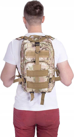 Springos Militärischer Rucksack Rucksack aus Polyester Multicam