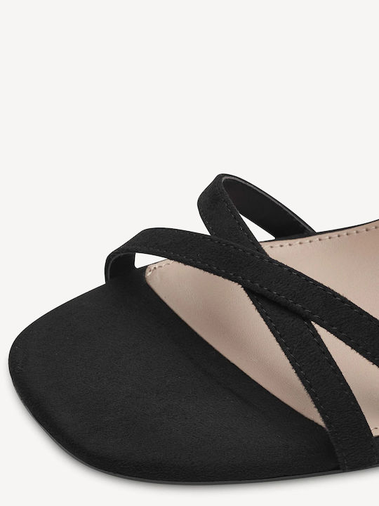 Fabric Sandals Black