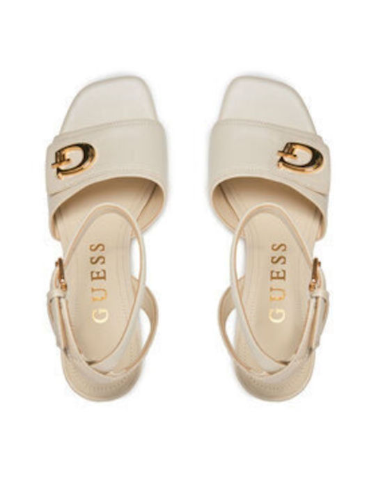 Guess Damen Sandalen in Beige Farbe