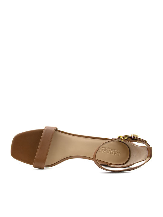 Leder Sandalen Tabac Braun