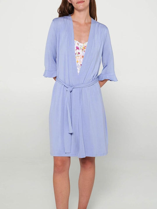 Vamp Summer Women's Robe Lightblue