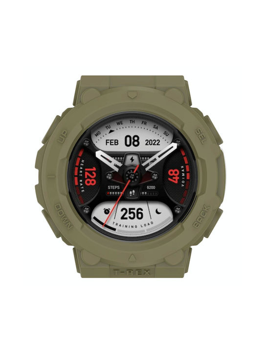 Amazfit T-rex 2 Armor Hollow Tpu Watch Case Jungle Green
