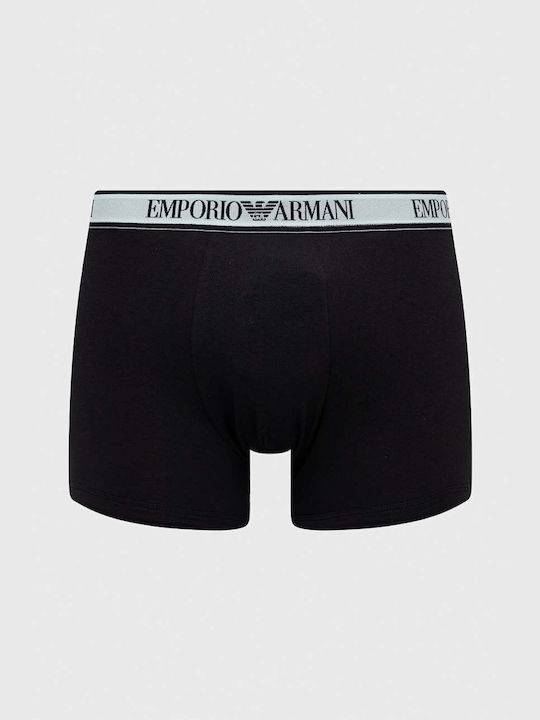 Emporio Armani Boxeri pentru bărbați Negru 3Pachet