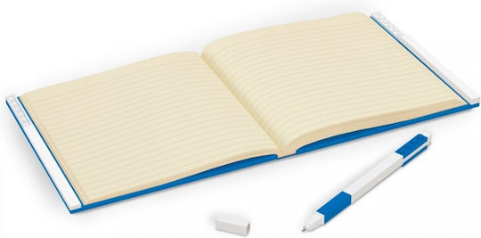LEGO Notebook Square with Pen Holder Blue