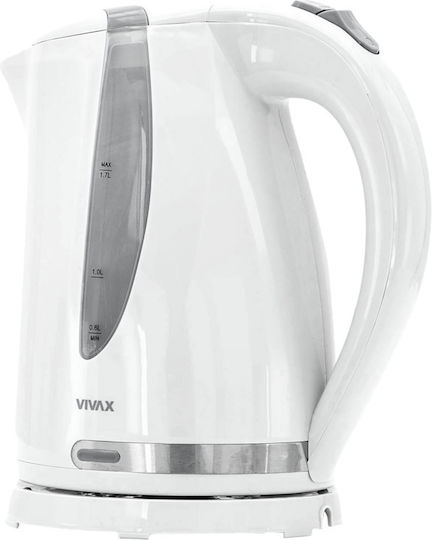 Vivax Електрически Кана 1.7л 2200W Бяла