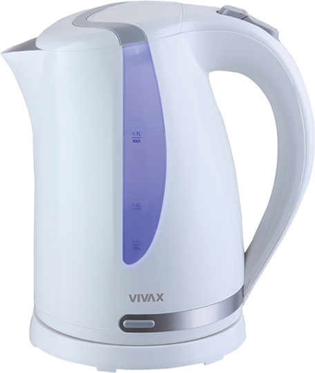 Vivax Електрически Кана 1.7л 2200W Бяла