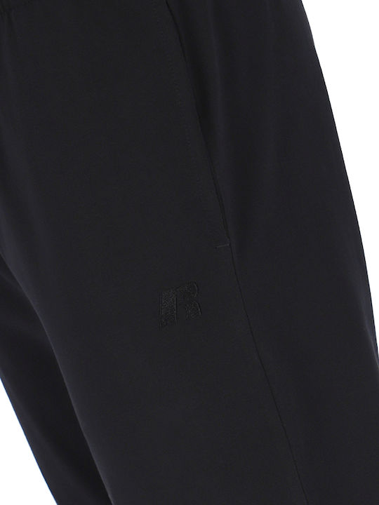 Open Leg Pant Παντελόνι Φόρμας χωρίς Λάστιχο Μαυρο