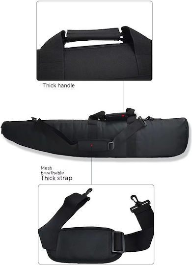 Geantă din material textil pentru Armă Negru 98x28cm