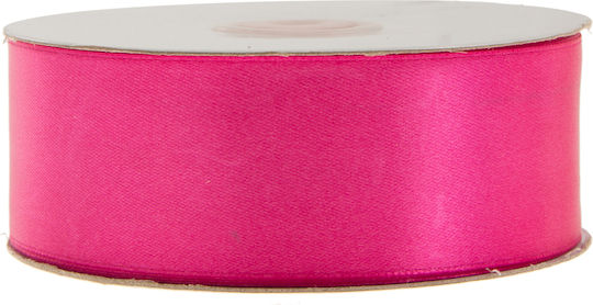 Stoff Band Doppelseitig Monochrom Rosa 50meters mit Breite 38mm