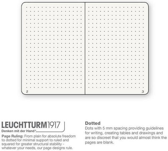 Leuchtturm1917 Notizbuch 125 Blätter A5 mit Punkten Grün