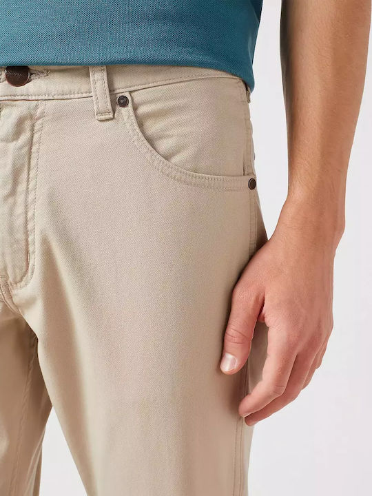 Greensboro 803 Men's Elastic Jeans Pants With Regular Straight Fit Beige