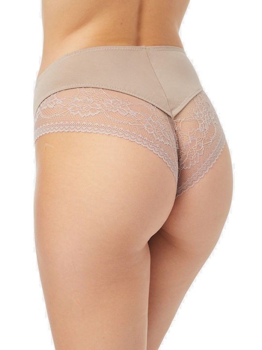 Minerva Culotte Γυναικείο Slip Μόκα