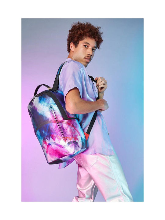 Sprayground Metallic Tye Dye Check Dlxv Waterproof 21lt