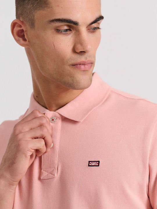 Polo Short Sleeve Blouse Coral Pink