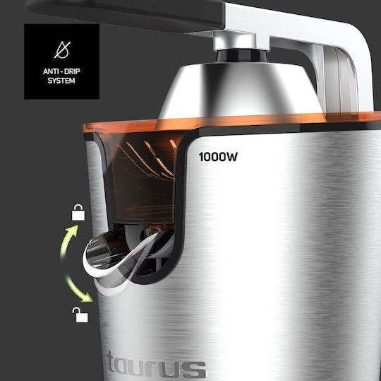 Taurus Easy Press Ηλεκτρικός Στίφτης 1000W με Χωρητικότητα 650ml Γκρι