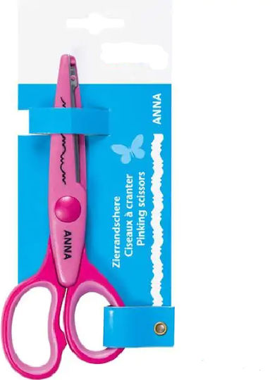Heyda Scissors for Crafts 16cm with Metallic Blade Pink 1pcs
