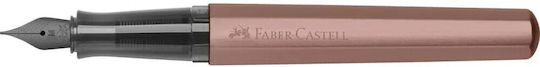 Faber-Castell FABER Πένα Γραφής Medium Μπρούτζινη από Αλουμίνιο με Μπλε Μελάνι