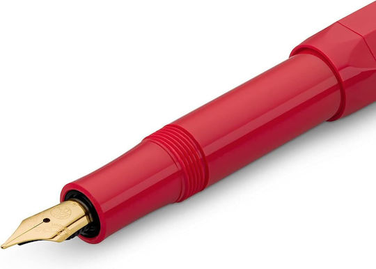 Kaweco Classic Sport Writing Pen Medium Red made of Plastic with Blue Ink