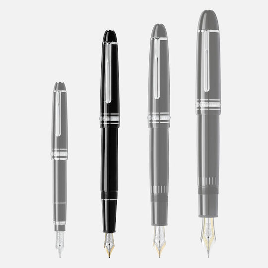 MontBlanc Meisterstuck Black Fountain Pen Med Πένα Γραφής Μαύρη