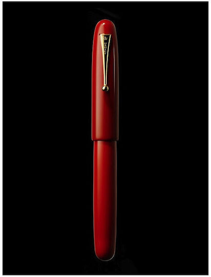 Pilot Namiki Emperor Fountain Pen Fine 0.6mm Red with Red Ink