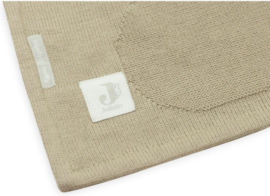 Jollein Κουβέρτα Κούνιας Fleece Χακί Olive Green 150x100εκ.
