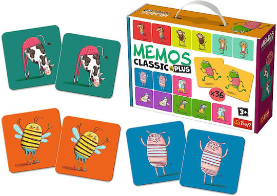 Настолна игра Memo Let's Move 3+ години (EN) Trefl