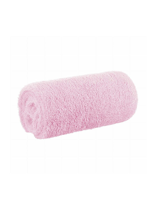 Bocioland Decke Wickeltücher für Kinderzimmer Vlies Rosa 80x100cm