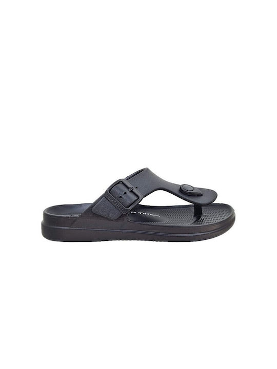 Parex Frauen Flip Flops in Schwarz Farbe