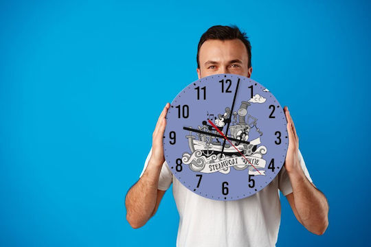 Koupakoupa Kids Wooden Wall Clock Mickey 30cm
