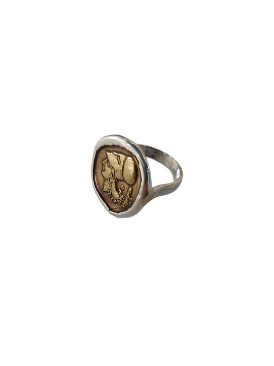 Topaz Art Women's Silver Ring