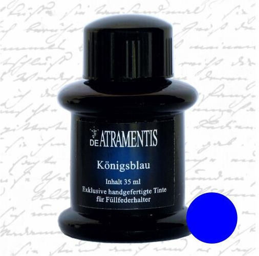 De-Atramentis De Atramentis 1030 Royal Replacement Ink for Fountain Pen Blue 45ml