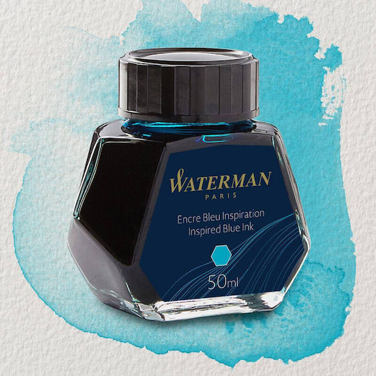 Waterman Replacement Ink for Pen Sea Blue 50ml