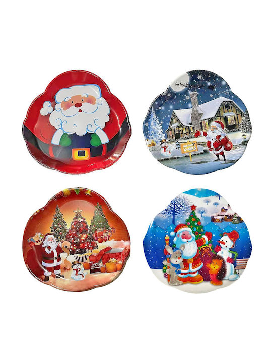 XMASfest 93-1195 Christmas Plastic Platter Ornament L36xW35cm (Μiscellaneous Designs)